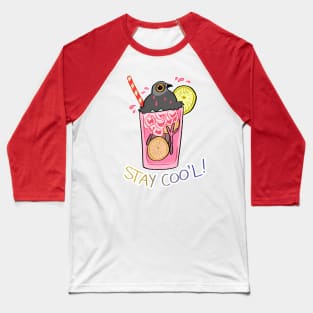 Pink Pigeonade Baseball T-Shirt